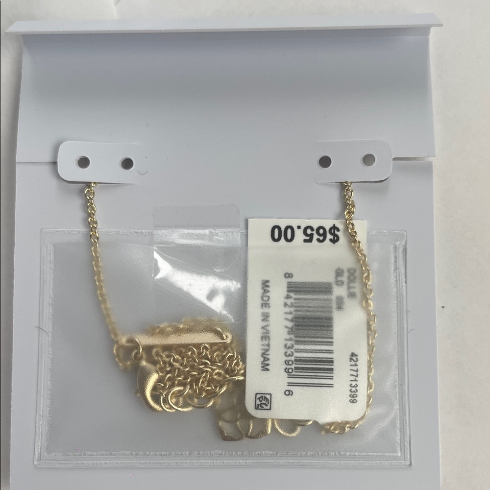 Kendra Scott Gold and Silver Filigree Necklace - Picture 2 of 3